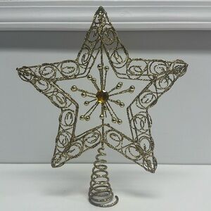 Gold Star tree topper🌟